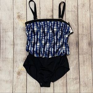 Manhattan Beachwear One-Piece Swim Size 14